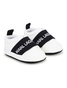 Παιδικά αθλητικά παπούτσια Karl Lagerfeld χρώμα: άσπρο