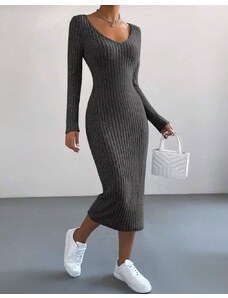 Creative Φόρεμα - κώδ. 71096 - 2 - σκούρο γκρι