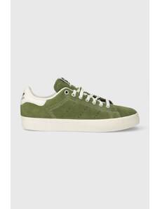 Σουέτ αθλητικά παπούτσια adidas Originals Stan Smith CS χρώμα: πράσινο, IF9324