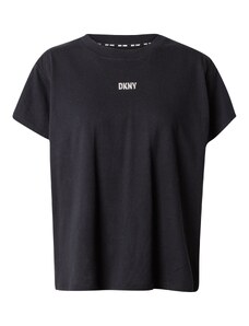 DKNY Performance Μπλουζάκι μαύρο / ασημί