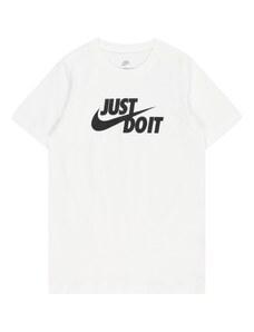 Nike Sportswear Μπλουζάκι 'JDI SWOOSH 2' μαύρο / λευκό