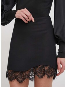 Φούστα Sisley χρώμα: μαύρο