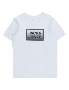 Jack & Jones Junior Μπλουζάκι 'STEEL' μαύρο / λευκό