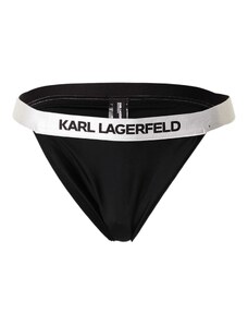 Karl Lagerfeld Σλιπ μπικίνι μαύρο / λευκό