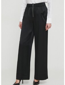 Παντελόνι Sisley χρώμα: μαύρο