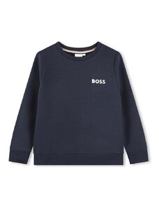 Παιδική μπλούζα BOSS χρώμα: ναυτικό μπλε