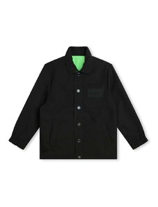 Αναστρέψιμο παιδικό μπουφάν Marc Jacobs χρώμα: μαύρο