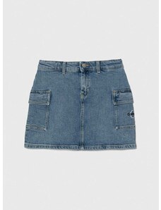 Βαμβακερή τζιν φούστα Calvin Klein Jeans