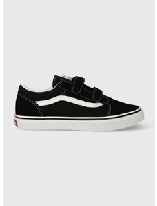 Παιδικά πάνινα παπούτσια Vans UY Old Skool V χρώμα: μαύρο