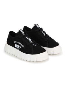 Παιδικά αθλητικά παπούτσια Dkny χρώμα: μαύρο