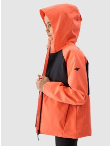 4F Girl's trekking jacket 5000 membrane - coral