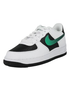 Nike Sportswear Σνίκερ 'AIR FORCE 1' πράσινο / μαύρο / λευκό