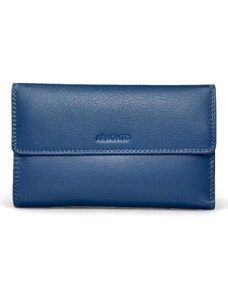 Πορτοφόλι γυναικείο δέρμα Armonto 8312-Μπλε