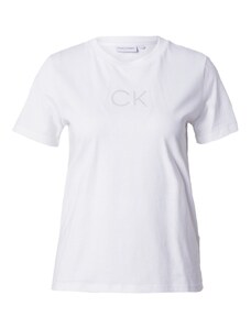 Calvin Klein Μπλουζάκι γκρι / λευκό