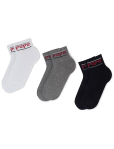 Σετ 3 ζευγάρια κοντές κάλτσες unisex Pepe Jeans