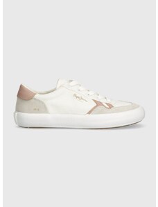 Πάνινα παπούτσια Pepe Jeans PLS31556 χρώμα: άσπρο, TRAVIS BRIT W