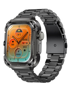 Smartwatch Microwear T85 - Black Steel