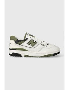 Δερμάτινα αθλητικά παπούτσια New Balance 550 χρώμα: άσπρο, BB550DOB
