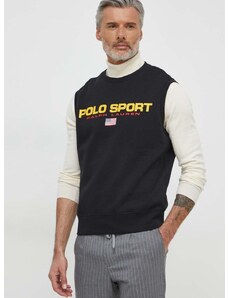 Μπλουζάκι Polo Ralph Lauren χρώμα: μαύρο