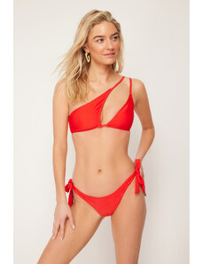 Trendyol Red Tied Brazilian Bikini Bottom