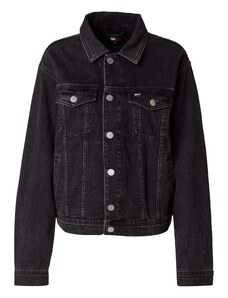 Tommy Jeans Φθινοπωρινό και ανοιξιάτικο μπουφάν μαύρο