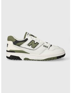 Δερμάτινα αθλητικά παπούτσια New Balance 550 χρώμα: άσπρο, BB550DOB