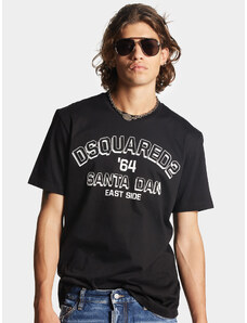 Dsquared2 T-shirt κανονική γραμμή μαύρο