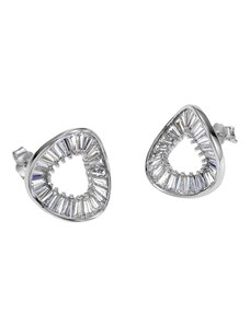 BREEZE Earring Zircons | Silver 925° Silver Plated 213025.4