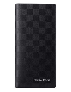 Δερμάτινο Ανδρικό πορτοφόλι William Polo 201502 black