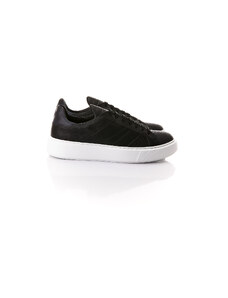 Ανδρικό Δερμάτινο Sneaker Robinson #69102 Μαύρο