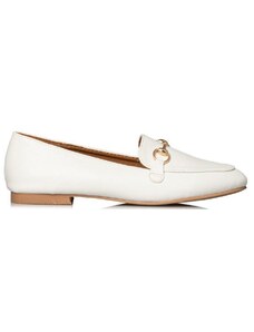 Envie Shoes Γυναικεία Loafers Λευκό V84