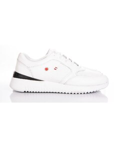 Ανδρικό Δερμάτινο Sneaker Robinson 2911 Λευκό