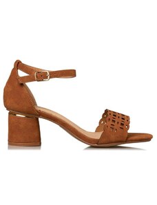Envie Shoes Γυναικεία Πέδιλα Camel V14