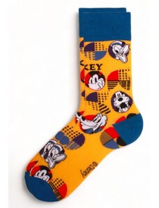 Κάλτσες Ανδρικές One Size 41-45 DISNEY CIMPA MICKEY MOUSE NEW GEN MC22196 Κίτρινο