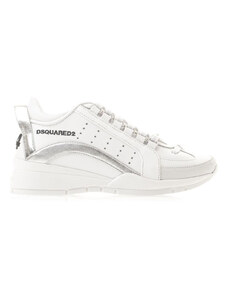 DSQUARED Sneakers S24SNW029901507171 M1616 bianco+argento
