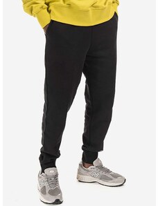 Βαμβακερό παντελόνι A-COLD-WALL* Essential Sweatpants χρώμα: μαύρο