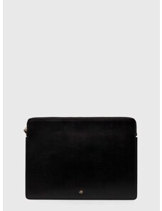 Δερμάτινη θήκη για φορητό υπολογιστή By Malene Birger χρώμα: μαύρο