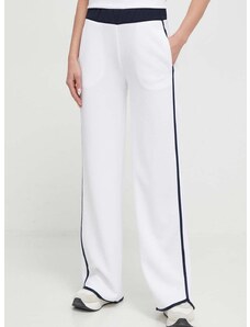 Παντελόνι φόρμας Guess χρώμα: άσπρο