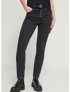 Τζιν παντελόνι Abercrombie & Fitch χρώμα: μαύρο