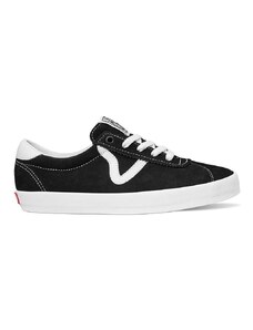 Σουέτ sneakers Vans Sport Low χρώμα: μαύρο, VN000CQRBZW1
