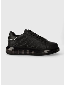 Δερμάτινα αθλητικά παπούτσια Karl Lagerfeld KAPRI KUSHION χρώμα: μαύρο, KL52671
