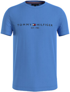Tommy Hilfiger T-shirt slim fit γαλάζιο
