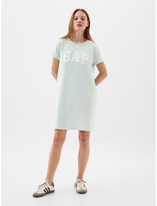 Πράσινο Relaxed Gap Logo T-Shirt Φόρεμα