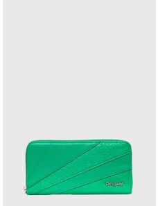 Πορτοφόλι Desigual χρώμα: πράσινο