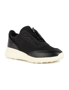 Geox D Alleniee C Black Γυναικεία Ανατομικά Sneakers Μαύρα (D35LPC 054AS C9999)