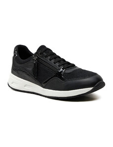 Geox Bulmya Black Γυναικεία Ανατομικά Sneakers Μαύρα (D36NQB 0BC11 C9999)