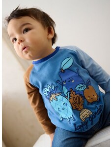 DPAM Βρεφική Μπλούζα για Αγόρια Multicolor Fruits - ΜΠΛΕ