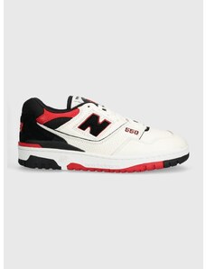 Δερμάτινα αθλητικά παπούτσια New Balance 550 χρώμα: άσπρο, BB550STR