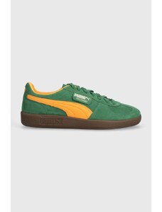 Σουέτ αθλητικά παπούτσια Puma Palermo Palermo Cobalt Glaze χρώμα: πράσινο, 396463 396463