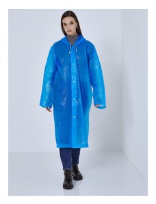 Celestino Αδιάβροχο με κουκούλα unisex μπλε για Γυναίκα